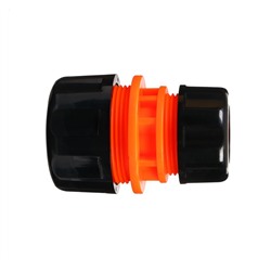 Муфта переходная, для шлангов 3/4" (19 мм) – 1" (25 мм), цанговое соединение, пластик