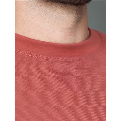 Джемпер легкий из фактурного эластичного трикотажа с принтом