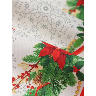 Дорожка на стол «Этель» Рождественский балл 30×70 ±3 см, 100% хлопок, саржа 190 г/м²