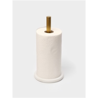 Держатель для бумажных полотенец Magistro Marble, 15×32 см, мрамор, белый