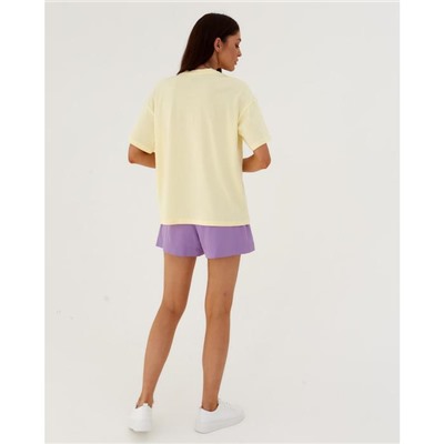 Футболка женская MIST basic, размер 44-46, жёлтая