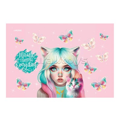 Накладка на стол "Miracle" 43x29 см, пластиковая 500 мкм, с цветным рисунком