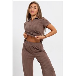 Костюм женский 26009К (Темно-коричневый)