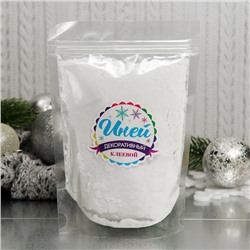 Иней искусственный клеевой для декора «Флок эффект», 120 г, белая