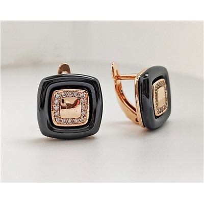 Серьги с керамикой