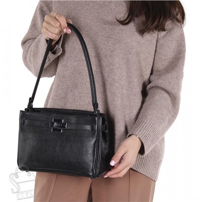 Сумка женская кожаная 3641VG black Vitelli Grassi