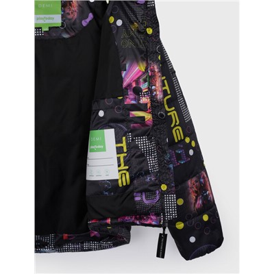 Куртка текстильная с полиуретановым покрытием для девочек