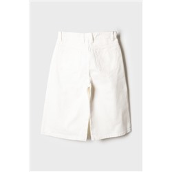 Шорты текстильные джинсовые для девочек PLAYTODAY, 1243741