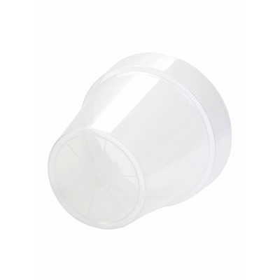 Кашпо со вставкой «Порто», 3.5 л, d=20 см, h=19 см, пластик, прозрачное