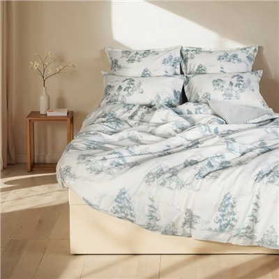Пододеяльник 1.5-спальный SL Home Forest, 150×220 см, сатин