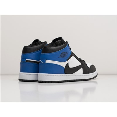 Зимние Кроссовки Nike Air Jordan 1 Mid x Travis Scott