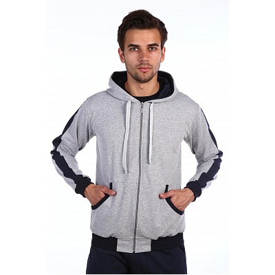 Куртка "ШИРОКИЙ ЛАМПАС" серый меланж распродажа