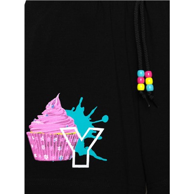 Шорты трикотажные для девочек, 2 шт в комплекте