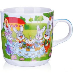 27736 Кружка детская фарфор 230 мл LR (х48)