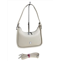Женская сумка из искусственной кожи, цвет молочный