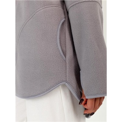 Толстовка флисовая "РОУЗ" (Светло-серый)