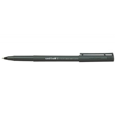 Роллер 0.5 мм Uni-Ball II Micro UB-104 черный (66251) Uni Mitsubishi Pencil