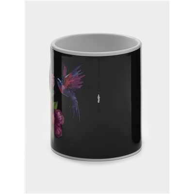 Кружка - хамелеон Доляна «Колибри», 350 мл, керамика, небольшие дефекты