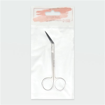 Ножницы педикюрные, загнутые, широкие, 12 см