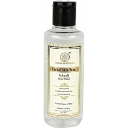 Khadi Natural Тоник для лица Розовая вода 210мл