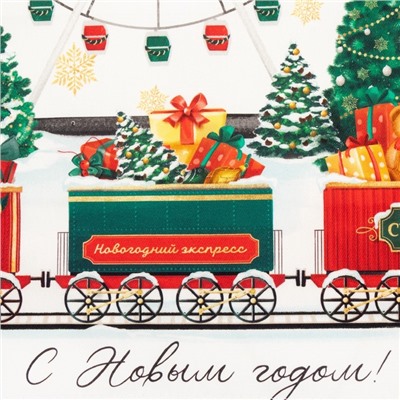 Набор подарочный новогодний «Этель. Новогодняя ярмарка»: фартук, полотенце, прихватка