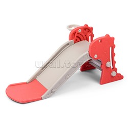 Горка детская "Динозаврик" (цвет красный)