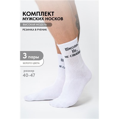 Носки мужские Не слышали (набор 3 пары)