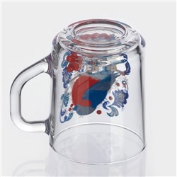 Кружка новогодняя «Снегири на рябине», 200 мл, стекло
