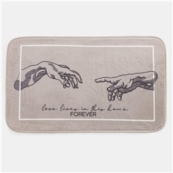 Коврик для ванной «Этель» Forever, 80×50 см, велюр