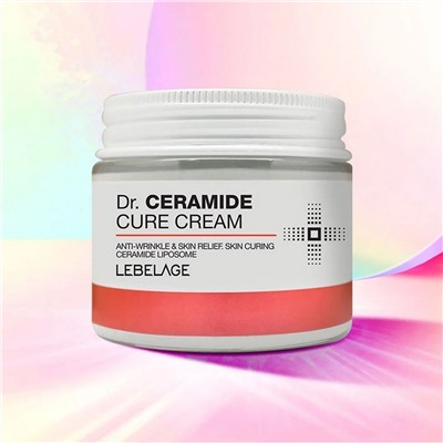 Lebelage Антивозрастной крем улучшающий рельеф кожи с керамидами / Dr. Ceramide Cure Cream, 70 мл 19958