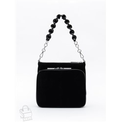 Сумка женская кожаная 2378YF black Polina&Eiterou