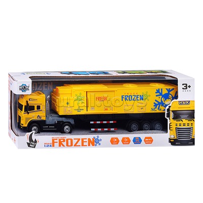 Машина "Фура - авторефрижератор 2"  (свет,звук) в коробке