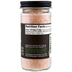 Frontier Natural Products, Гималайская розовая соль, мелкого помола, 127 г (4.48 oz)