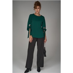 Блузка Альбина (изумрудный)