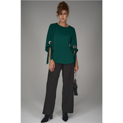 Блузка Альбина (изумрудный)