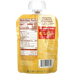 Happy Family Organics, Happy Baby,  Nutty Blends, 6+ Months, Organic, Apples with 1 tsp Walnut Butter, 3 oz (85 g)