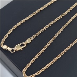 Цепочка на шею ювелирная бижутерия Итальянское золото (покрытие желтое 14к), арт.213.993