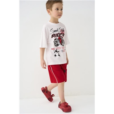 Комплект трикотажный для мальчиков: фуфайка (футболка), шорты PLAYTODAY, 1239878