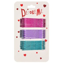 Набор невидимок для волос 4,5 см 30 шт 3 цвета 2-718/07 DecoreMe