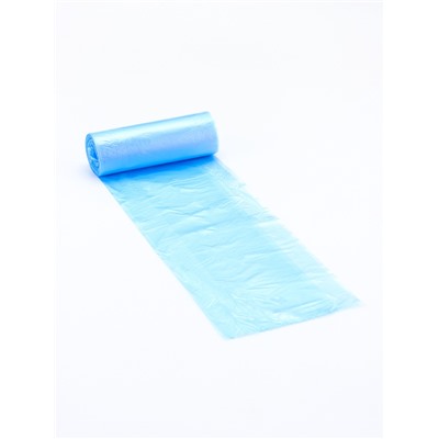 Мешки для мусора 30 л, ПНД, 5 мкм, 30 шт. в рулоне, синие