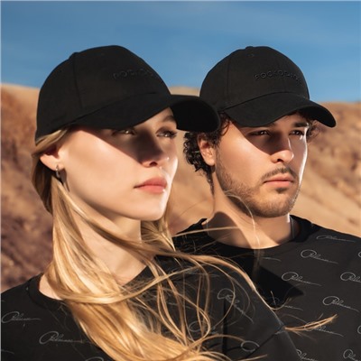 Кепка РОСКОСМОС х ONLYTOP, р. 56-58, чёрная
