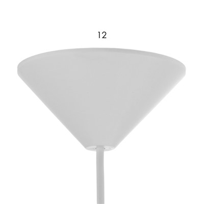 Светильник потолочный BayerLux «Цветочный сад», 60 Вт, E27, 38 см, белый