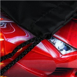 Мешок для обуви «Авто в огне» (мягкий полиэстер, плотность 210D) 42×34 см