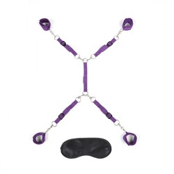 Фиолетовый набор фиксаций на кровати Classic Bed Spreader
