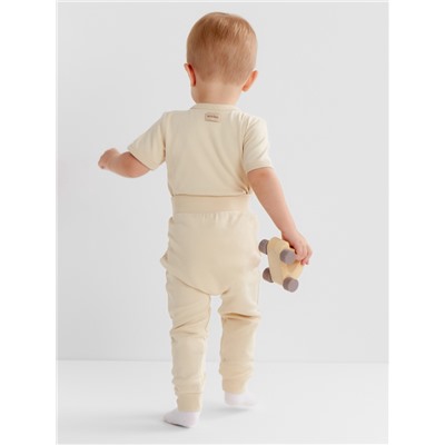 Штанишки детские MINAKU Nature, рост 80-86 см, бежевые