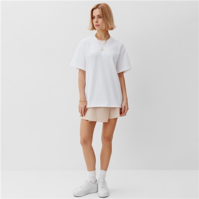 Футболка женская MINAKU, белая, размер 52-54