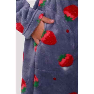 Пушинка - халат клубнички