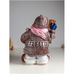 Подставка для бутылки «Снеговик», 40×28×19 см