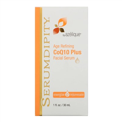 Azelique, Serumdipity, антивозрастная сыворотка для лица CoQ10 Plus, 1 жидкая унция (30 мл)