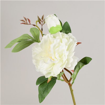 Цветок искусственный Пион 70 см / W01284-23 /уп 200/400/ (Красный)